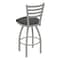 Holland Bar Stool Co 36" Swivel Bar Stool, Nickel Finish, Canter Storm Seat 41036AN004 - alternate 2